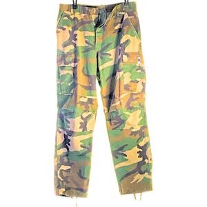 Vintage 1980s U.S. Military Camo Cargo Pants